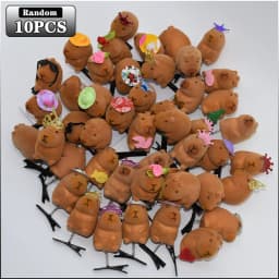 10-100PCS Kawaii Bow Tie Little 3D Capybara Hairpin Spring Clip Duckbill Clip Bangs Clips Side Clips Headwear Hair Accessories