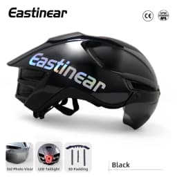 New Pneumatic Bicycle Helmet 3D Shock-Absorbing Lining Ventilated And Breathable Men's And Women's Road Mountain Safety Helmet