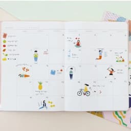 Korean Import Suatelier Daily Exercise DIY Scrapbooking Diary Stationery Stickers School Supplies Gift