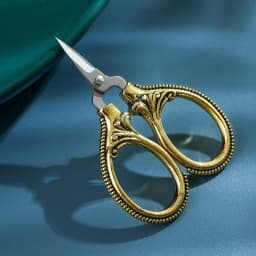 1Pc Mini Stainless Steel Retro Pocket Scissors Antique Thread Cutter Vintage Embroidery Cross Stitch Sewing Tools