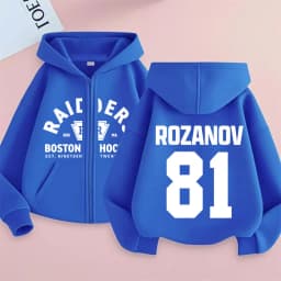 Heated Rivalry LIya Rozanov 81 Boston Raiders Zipper Hoodie Men Women Casual Oversized Zip Up Jacket Male Sweatshirt Streetwear