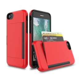 For iPhone 18 Pro Max 17 16 15 14 13 12 11 XS XR SE 2022  6 7 8 Plus Case Candy Color Card Slots Cover Business Capa