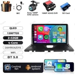 Android 15 Car Radio For Peugeot Expert 2 For Citroen Jumpy For Fiat Scudo For Toyota Proace 2007-2017 IPS 360 Camera RDS QLED