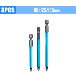 Non-slip Wear-resistant Screwdriver Set Strong Magnetic High Hardness Super Long Cross Electric Batch Electric Drill