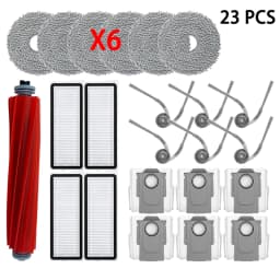 For Roborock Qrevo S Pro Robot Vacuum Cleaner Accessories Main Side Brush Mop Cloth Hepa Filter Dust Bag Spare Parts