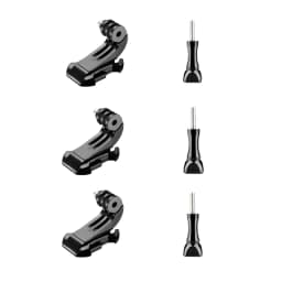 For GoPro Hero 13 12 11 10 9 J Hook Buckle Torso Helmet Mount Base For Insta 360 X5 X6 DJI Action 6 4 5 Pro OSMO 360 Accessories