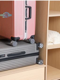 Homefish 50/80pcs Luggage Wheel Covers - Dustproof Suitcase Protectors Wheel, Disposable Travel Accessories for Trolley Cases