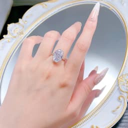 Wong Rain Luxury 925 Sterling Silver Oval Cut 10 * 15 MM Lab Sapphire High Carbon Diamonds Ring Wedding Engagement Fine Jewelry