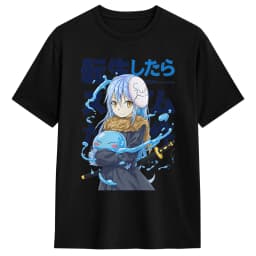 Men T-Shirt Anime That Time I Got Reincarnated As A Slime T Shirts Novelty Rimuru Tempest Summer Tees Streetwear Cotton Clothes