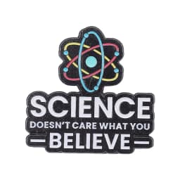 Believe in Science Enamel Brooch Chemical Molecule Test Tube DNA Microscope Eye Medicine Bottle Creative Badge Pins Jewelry Gift
