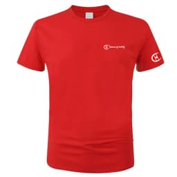 Summer New High-end Pure Cotton Korean-style Casual and Versatile Round-neck Short-sleeved T-shirt, All-cotton Light Luxury