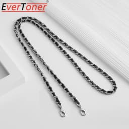 EverToner Adjustable Leather Purse Strap for C-nel Purse Bag - Detachable Chain Shoulder Strap & PVC Organizer Insert Handbags