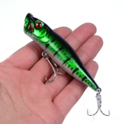 New Arrival 1 Pcs Big Popper Fishing Lures 9.5cm 12g 3d Eyes Bait Topwater Crankbait Wobblers Tackle Isca Poper Japan