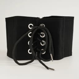 Classic Pin Buckle Wide Belts Black Elastic PU Waistband Trendy Corset Waspie Belt Classic Dress Coat Girdle For Women Girls