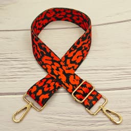 Fashionable and Versatile Leopard Print Shoulder Strap, Adjustable Single Shoulder Bag Strap, Replaceable Luggage Accessories