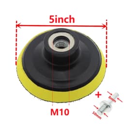 3/4/5/6/7inch M10 M14 Backing Pad Sanding Holder Disc Hook and Loop Polishing Backer Plate Drill Rod for Polisher Grinding Tool