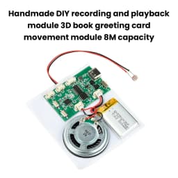 DIY recording and playback module 8M USB Recordable Birthday Card Music Voice Module Chip for DIY Voice Audio toy Greeting Card
