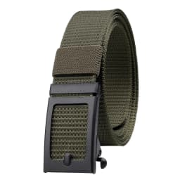 Ratchet Belt for Men Work Casual,1 3/8inch Wide Quick Release Automatic Slide Buckle Nylon Webbing Waist Belt,Gifts for Dad