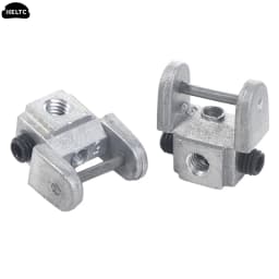 2PCS/SET Scroll Saw Blades Holders Pin-Less Blade Clamps Upper/Lower Blade Holder Scroll Saw Blade Conversion Kit