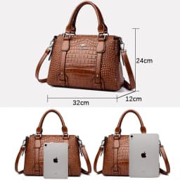 Luxury Designer Handbag Brand High Quality Soft Leather Shoulder Crossbody Bag for Women Bag Large Capacity Leisure Handbag 2026