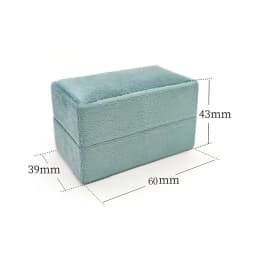 Velvet 3 Slots Ring Box Jewelry Display Holder Portable Ring Storage Organizer Case for Rings Jewelry Gift Box for Women