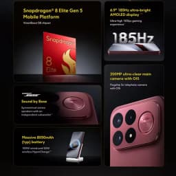 POCO F9 Ultra Smartphone Global Version Snapdragon® 8 Elite Gen 5 6.9" 185Hz display 200MP Camera 8050mAh 100W wired NFC 5G
