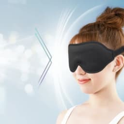 3D Block Out Light Sleeping Eye Mask Memory Foam Silk Sleep Mask Women Men For Eyes Sleep Masker Eye Shade Blindfold Sleep Aid