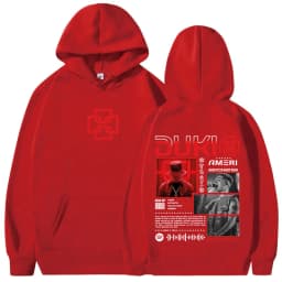Rapper Duki Ameri World Tour 2025 Hoodies Men's Women Fleece Casual Oversized Sweatshirt Fashion Hip Hop Long Sleeve Pullovers