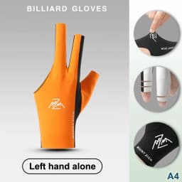 Billiard Gloves With Fingerless Breathable Pool Gloves Three-Finger Gloves