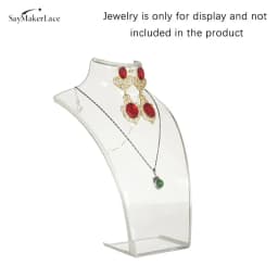 1pcs Mannequin Bust Jewelry Display Rack Necklace Display Holder Jewelry Organizer For Ear Stud/Earrings Stand Necklace Chain