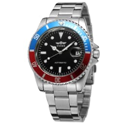 Winner Automatic Mechanical Men Watch Top Brand Luxury Rotating Bezel Timer Luminous Dial Date Calendar Male Classic Wristwatch