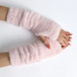 Botvotee Fall Winter Women Arm Warmers Mink-Like Velvet Fingerless Gloves Y2K Wrist Warmers