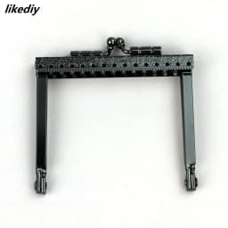 1 Piece 7 CM Square Embossing Metal Purse Frame Kiss Lock Coin Purse DIY Handmade Accessories Bronze Or Silver Or Gun Black