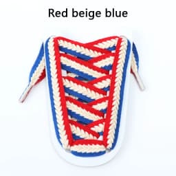 Flat Wheat Ear Shoelaces for Sneakers Twist Braids Marshmallow Colorful Shoelace Cotton CanvasTextured Weave Classic Shoes Laces