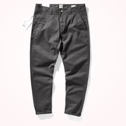 Spring New American Retro Heavyweight Woven Twill Stretch Pants Men's Pure Cotton Washed Slim Straight Business Casual Trousers