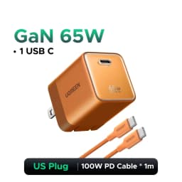 【Ultra Mini-US Plug】UGREEN Nexode Air 100W 65W 45W GaN Charger PD3.0 QC4.0 PPS For Macbook Laptop iPhone 18 17 Samsung S26 iPad