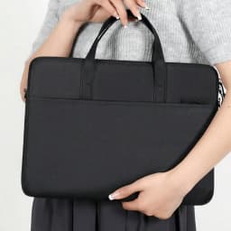 Custom Laptop Bag 14.96 Inch Personalized Name Embroidery Briefcase Women Men Business Shoulder Handbag Sleeve Case Cover Bag