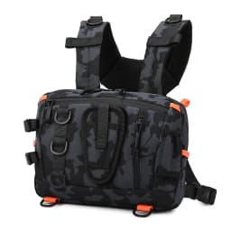 Fishing Tactical Chest Bag Camping Hiking Backpack Front Chest Vest Bags Lure Fishing Tackle Bag Fanny Pack Men Climbing Bag
