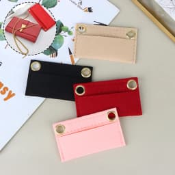 1PCS Internal Layer Retrofitted Crossbody Bag Inner Felt Wallet Bag Liner Card Package Container Organzier Bag Accessories