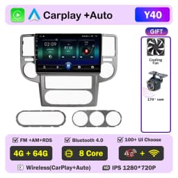 Car Radio Android For NISSAN X-TRAIL Xtrail 2003-2007 Carplay Auto Player Multimedia Video GPS Navigation Rear Camera Screen DVD