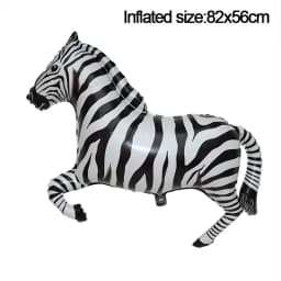 3D Elephant Giraffe Tiger Lion Head Animal Foil Balloon Jungle Safari Birthday Party Decorations Kids Gift Toy Helium Air Globos