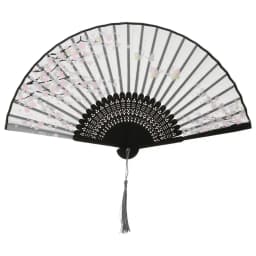 Retro Flower Pattern Home Decoration Elegent Bamboo Folding Fan Chinese Style Painting Handheld Fan Dance Performance Props