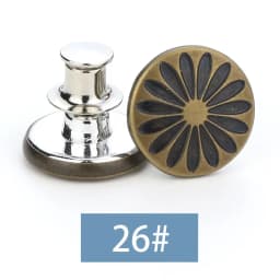 5/10/20Pcs Button Pins for Loose Jeans No Sew Instant Replacement Snap Tack Pant Button Adjustable Metal Pants Button Tightener
