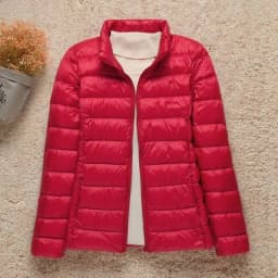 Lightweight Padded Cotton Jacket Women's 2025 New Style Hooded Stand Collar Slim Fit Short Coat Autumn Winter Outerwear