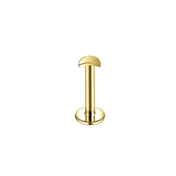 ZS 1PC 16G Rose Gold Plated Helix Piercing Earring Zircon Lip Stud Star Moon Labret Piercing Jewelry Crystal Lip Body Jewelry