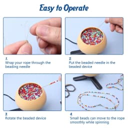 2/5Pcs 5.3 Inches Large Eye Curved Beading Needles Bead Spinner Needle for Glass Seed Beads Bracelet Necklace Jewelry Making DIY