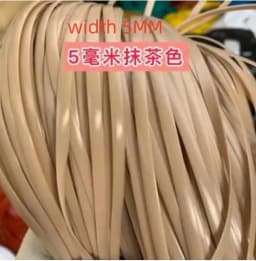 10 Meters PE Gradient Flat Synthetic Rattan Material Roll Handmade Weaving Rope Repair Furniture Bed Sofa Chair Table Basket