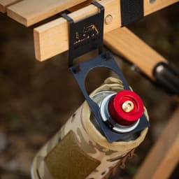 Hang Gas Canister Hook Outdoor Multi-purpose Gas Tank Hook With Hanging Plate Bottle Opener Camping Table Gas Stove Tank Hook