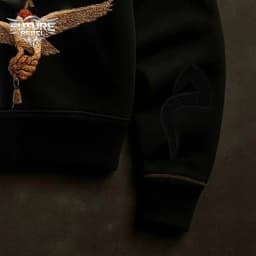 Y2K Desert Eagle Print Hoodie Unisex Streetwear Pattern Embroidery Sweatshirt Harajuku Culture Hip Hop Casual Pullover Hoodies