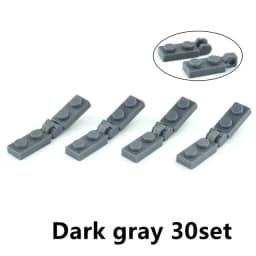 Compatible 63868 92280 60478 18649 MOC Part Assemble Plate Special 1x2 with Handles Thin Brick Clip DIY Building Block Kid Toy